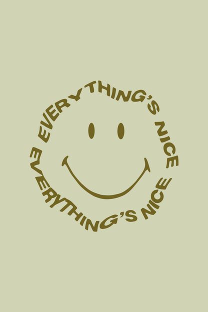 Oversized Everything's Nice T-Shirt