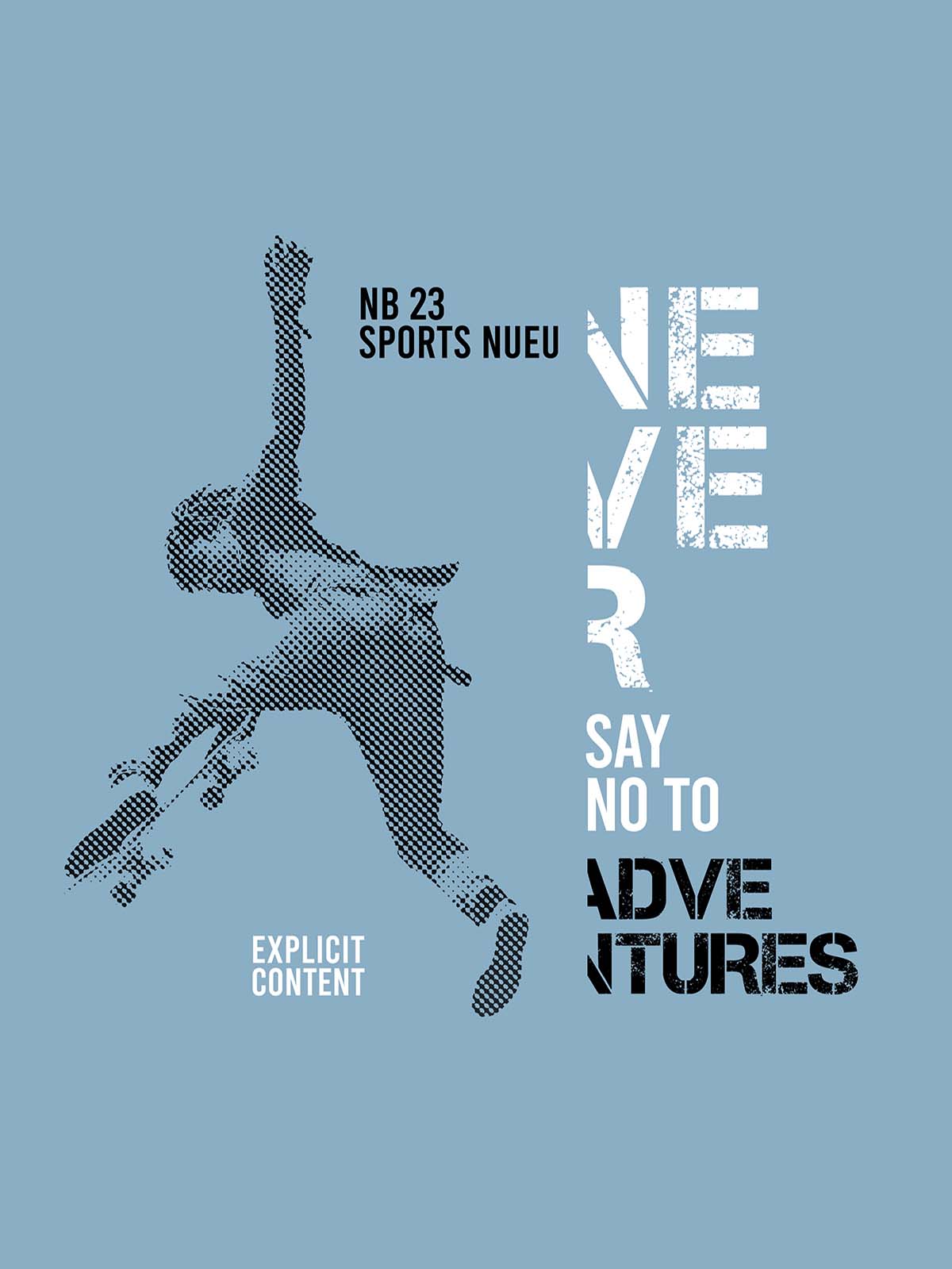 Never say no Oversized Fit Women Tee