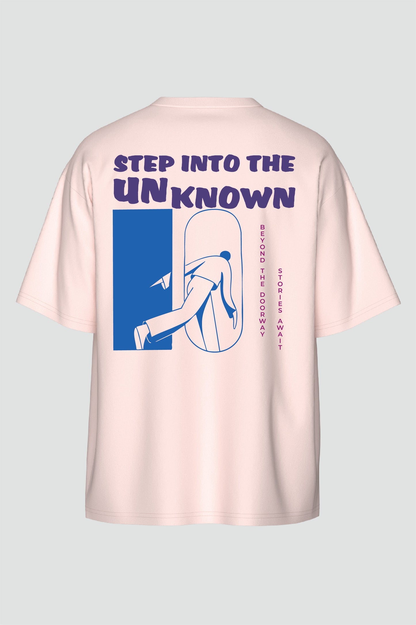 Step into the unknown Oversized T-Shirt