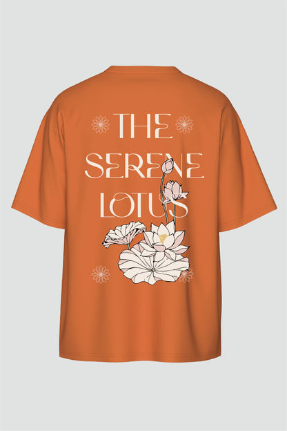 The Serene Lotus Oversized T-Shirt