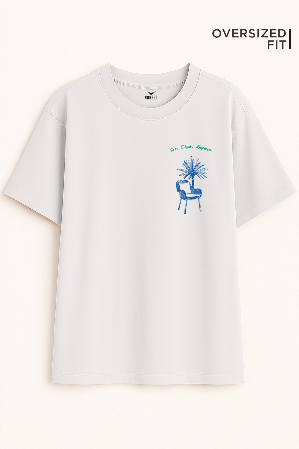 Garden Gossip Oversized Fit Women Tee