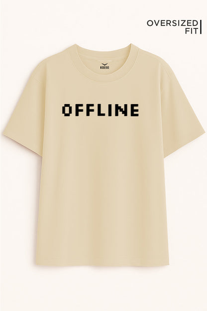 Less Scrolling Oversized Fit Women Tee