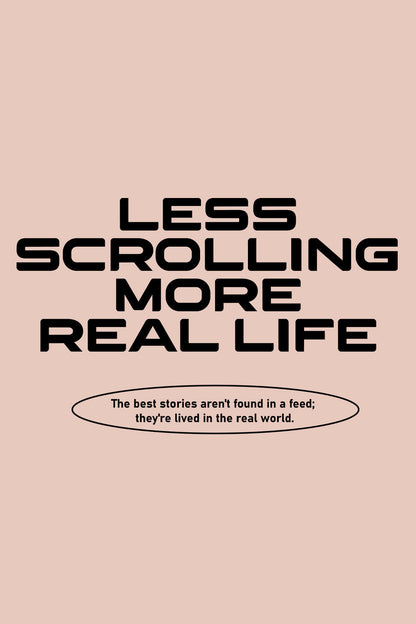 Less Scrolling Oversized T-Shirt