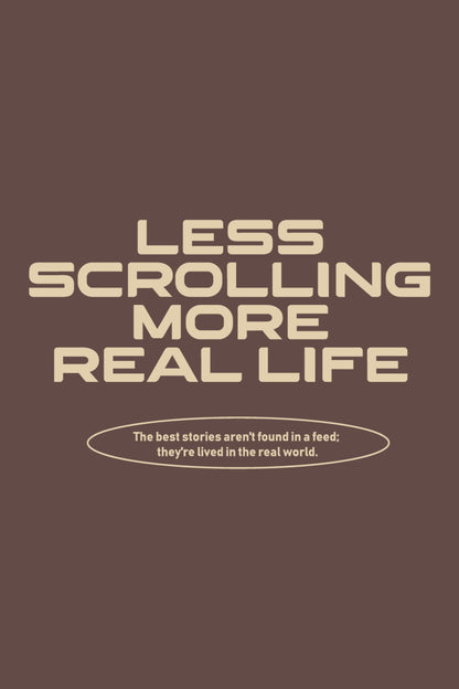 Less Scrolling Oversized T-Shirt