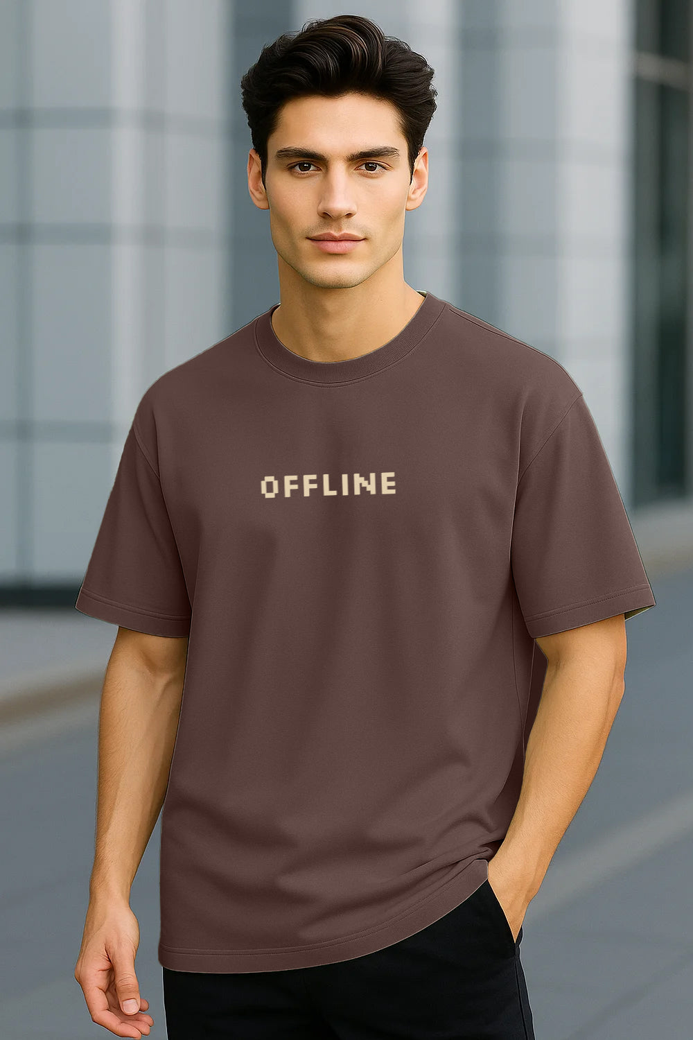 Less Scrolling Oversized T-Shirt