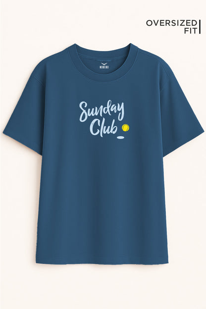 Sunday Club Oversized Fit Women Tee