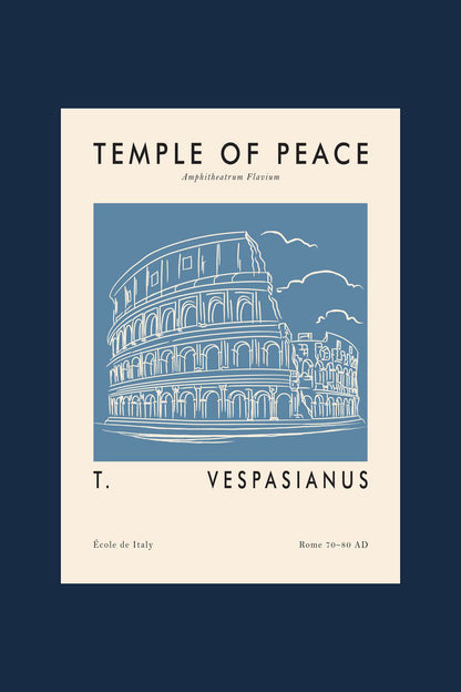 Boyfriend Fit Temple Of Peace Oversized Sweatshirt