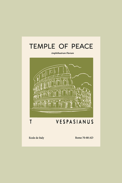 Temple of Peace Oversized T-Shirt