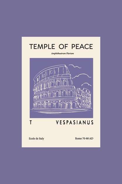 Temple of Peace Oversized T-Shirt